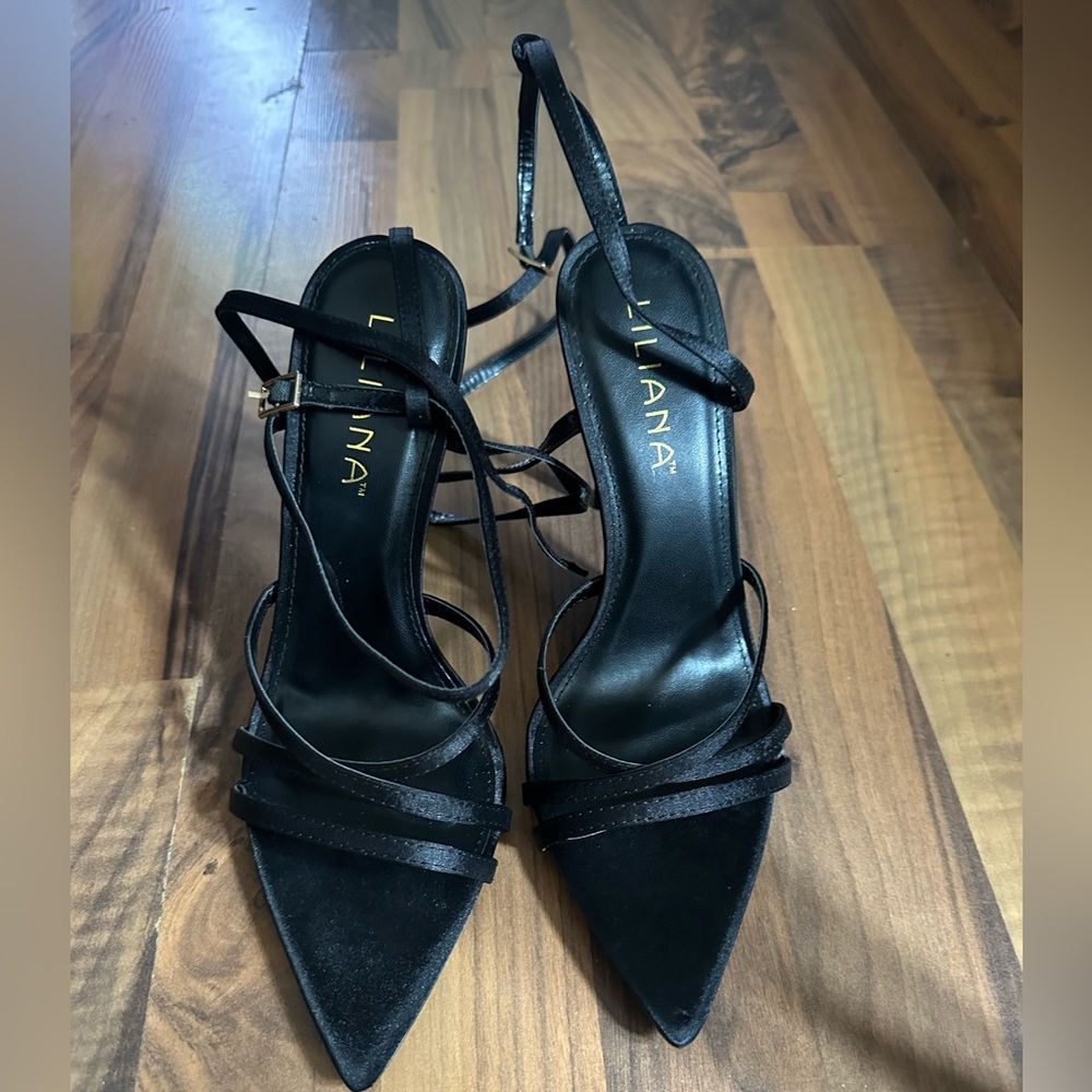 Liliana Lace up High Heels, 8.5